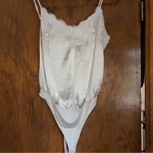 Abercrombie & Fitch Lace Trim Bodysuit